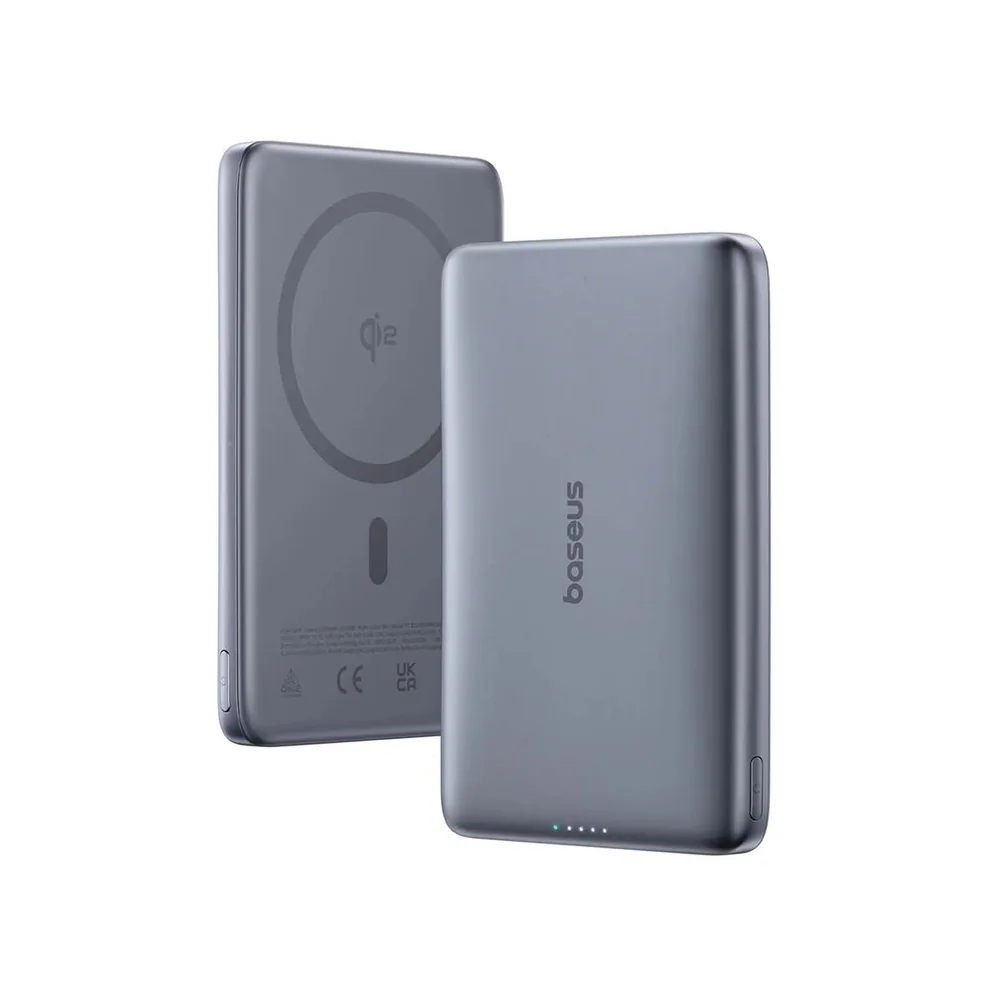 Портативный внешний аккумулятор Baseus PicoGo AM41 Ultra-Slim 10000mAh 27W Grey (E0027200)