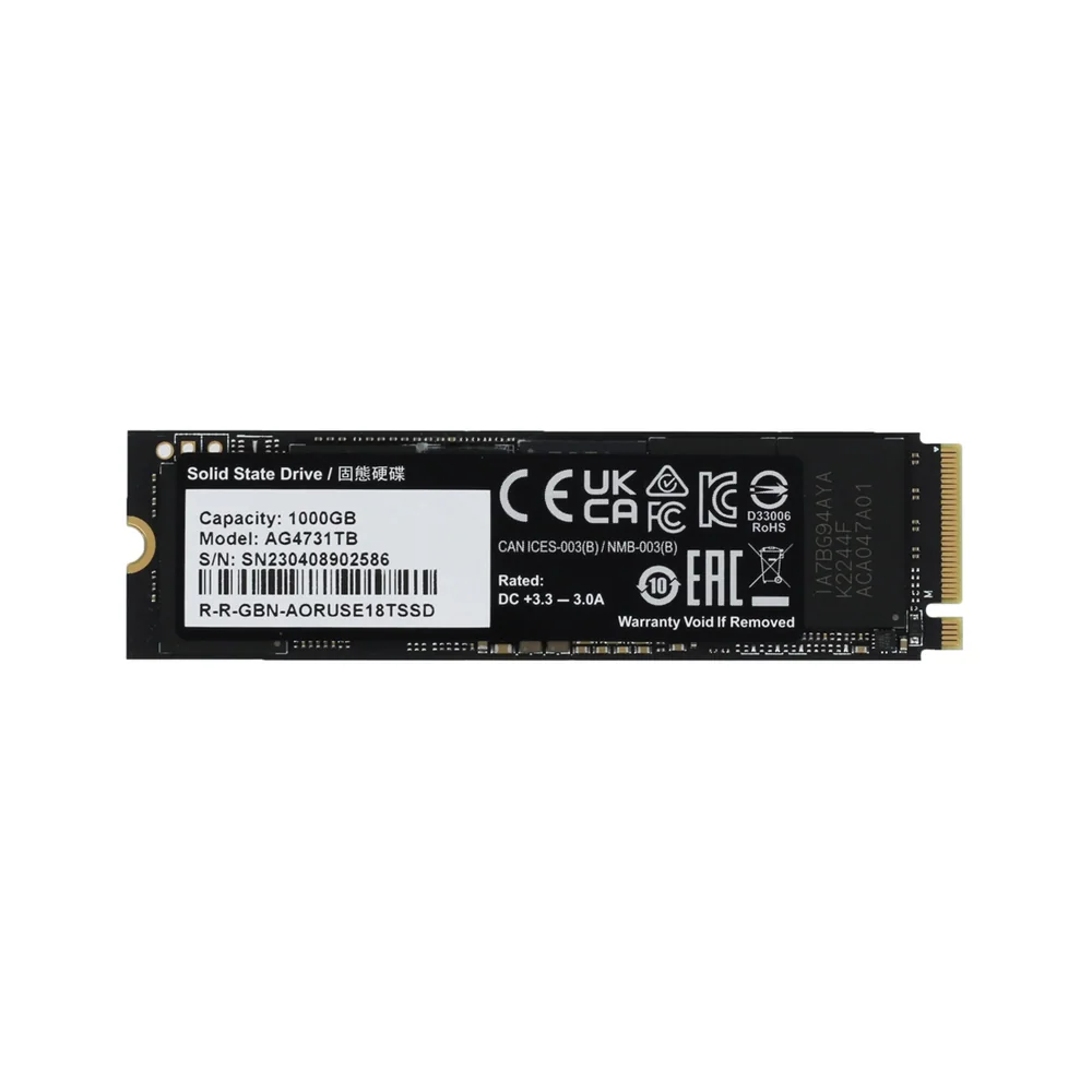 Твердотельный накопитель внутренний Gigabyte 7300 AORUS AG4731TB N 1TB M.2 2280 PCI-E 4.0x4 w/o heat