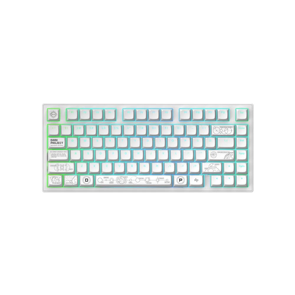 Клавиатура Dark Project ALU81A Terra Nova White