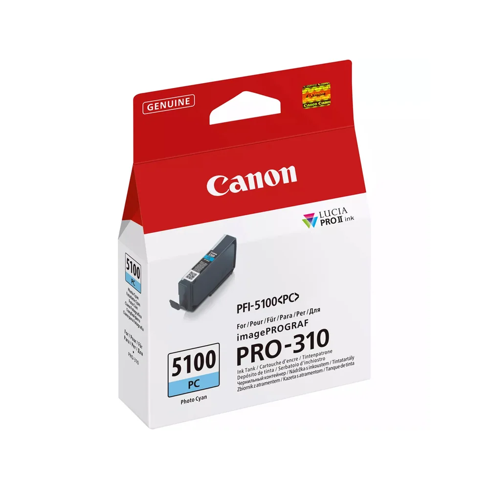 Чернильный картридж Canon PFI-5100 Photo Cyan