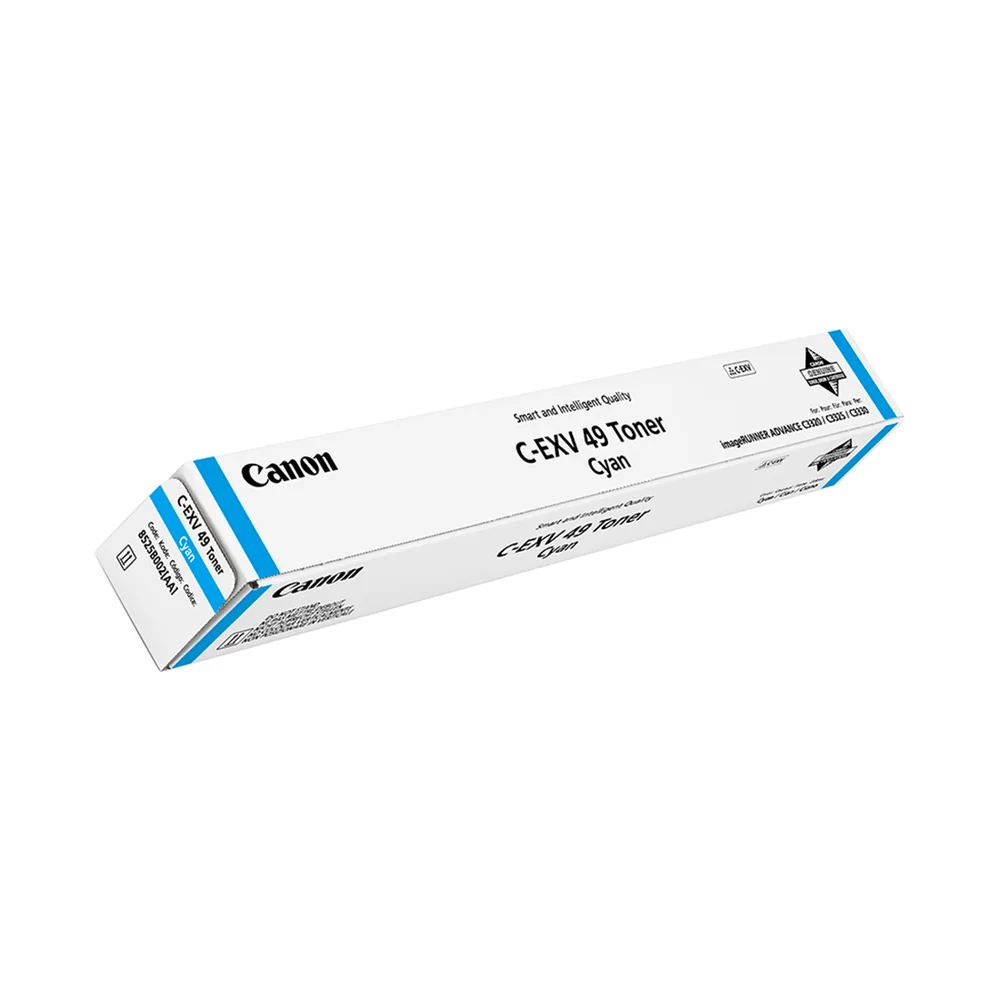 Тонер-картридж Canon C-EXV 49 CYAN для IR ADVANCE C33xx C35xx 8525B002AA