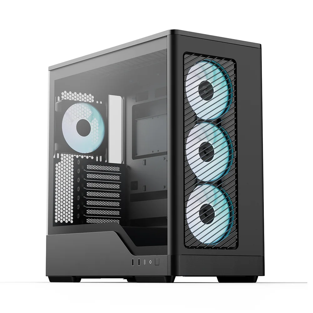 Компьютерный корпус Aerocool D520A-BK-v1 без Б/П