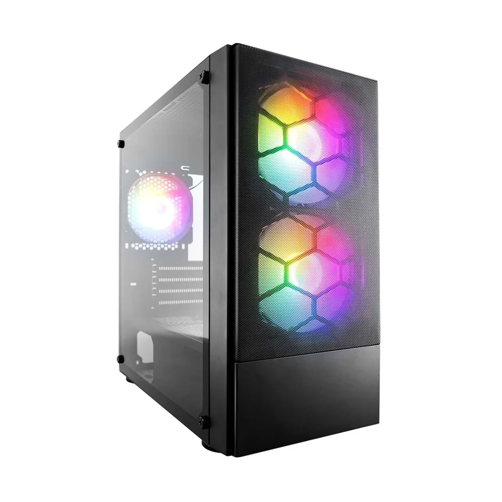 Компьютерный корпус 1STPLAYER FIREBASE X4-M Black без Б/П