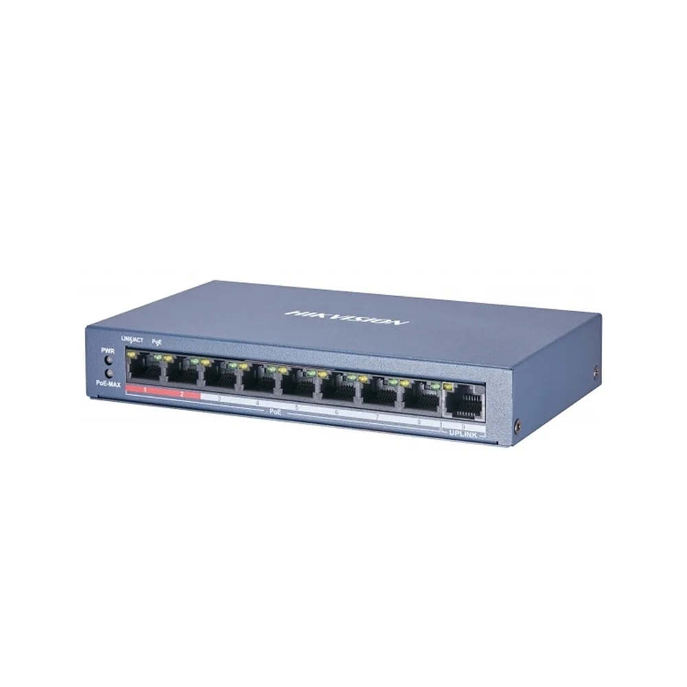 Коммутатор Hikvision DS-3E0109P-E/M(B)