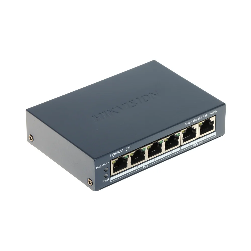 Коммутатор Hikvision DS-3E1506P-EI/M-4P1T1F