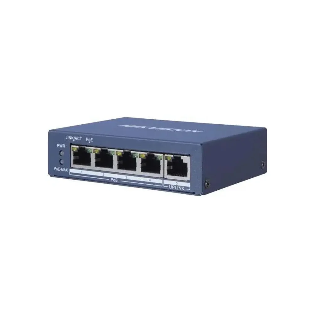 Коммутатор Hikvision DS-3E0505P-E(B)