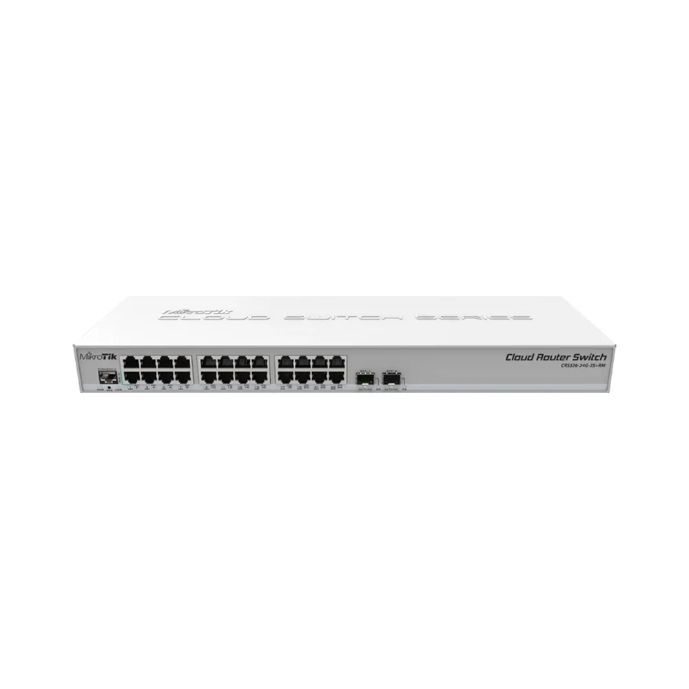 Коммутатор MikroTik CRS326-24G-2S+RM