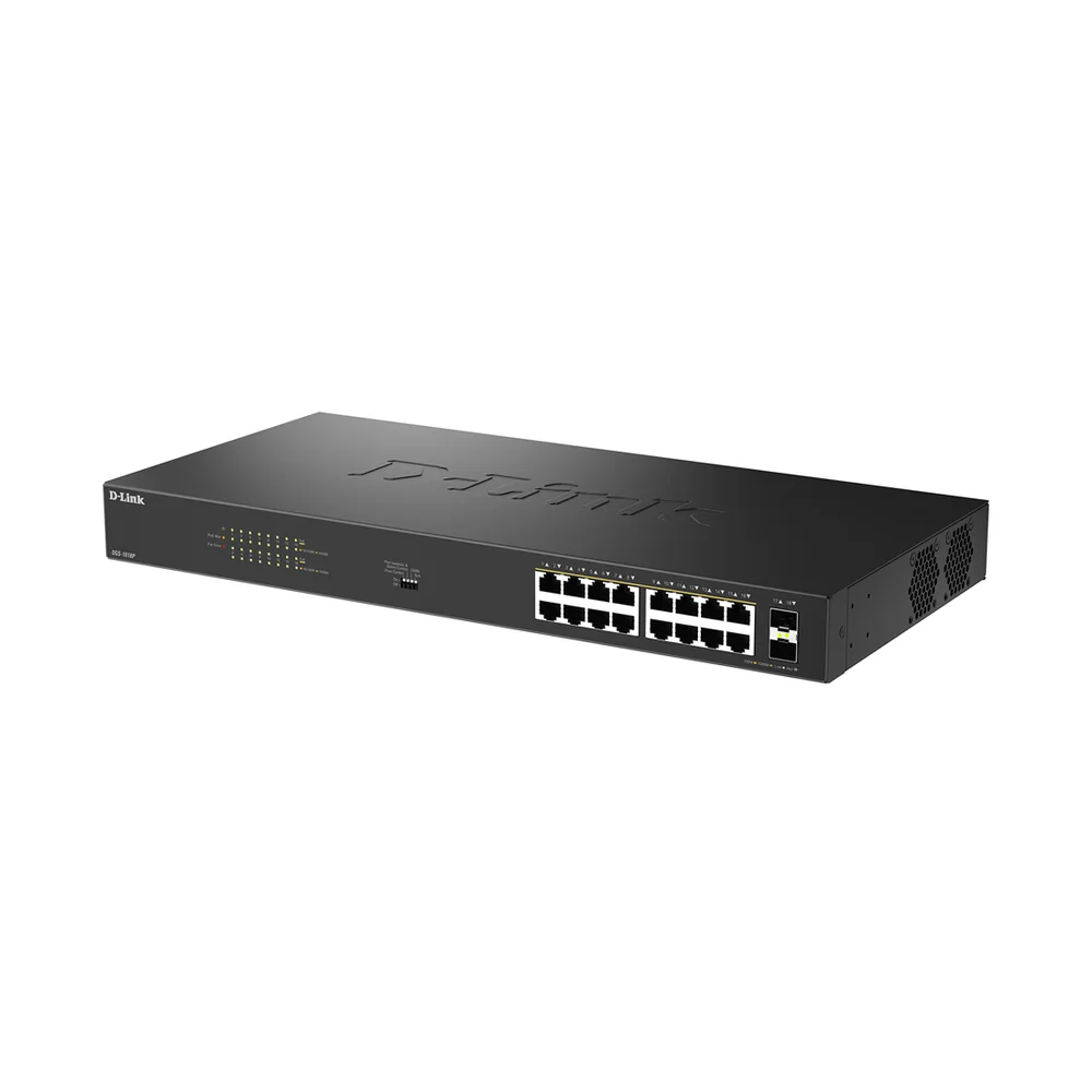 Коммутатор D-Link DGS-1018P/B1A