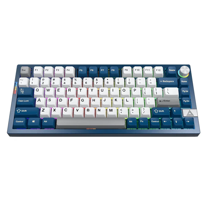 Клавиатура беспроводная Montech MK PRO 75 FY Bluetooth/Wireless/USB, ENG/RUS, mechanical, Синяя