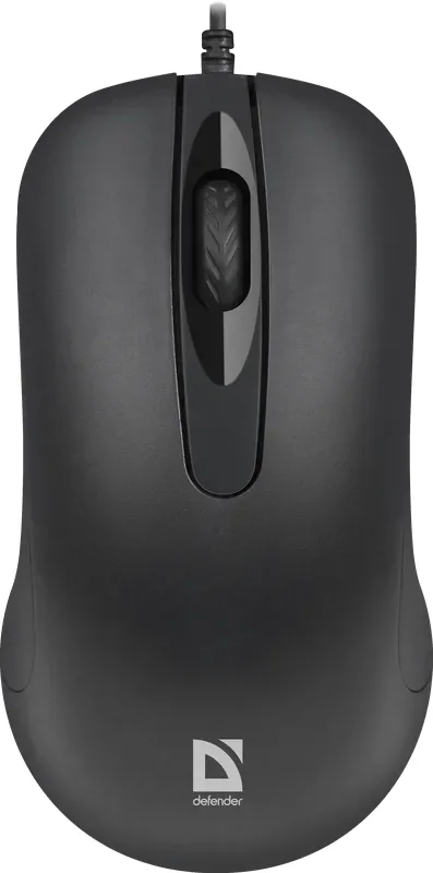 Мышь проводная Defender Classic MB-230 (Черный), USB 4кн, 1кл-кн, 1000-1200 dpi, НОВИНКА!