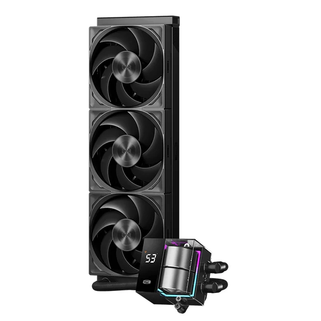Водяное охлаждение для CPU PCCooler DS360Pro Digital BK, ARGB, TDP 310W, 3x120см, LGA Intel/AMD Черн