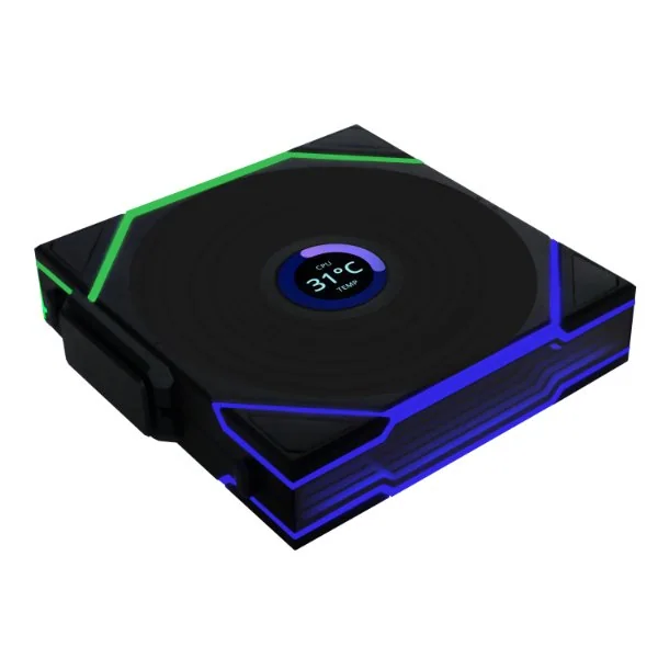 Вентилятор для корпуса Lian Li UNI FAN TL 120 LCD Reverse Blade Wireles ARGB Black 12RTLLCD1W1B