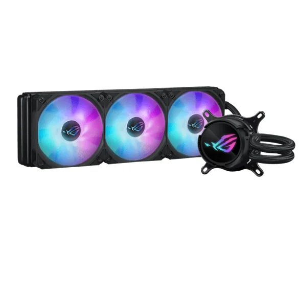 Водяное охлаждение CPU Asus ROG STRIX LC III 360 ARGB 120mm Liquid CPU Cooler, 3 x12cm PWM Fan, ARGB