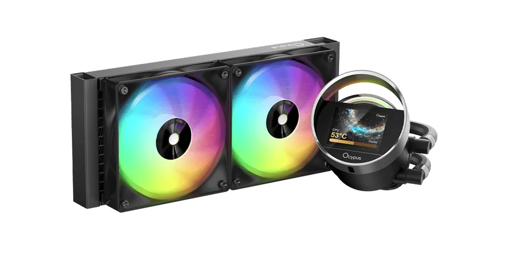 Водяное охлаждение для CPU Ocypus Sigma L24 BK ARGB TDP 280W 4-pin Intel/AMD Черный