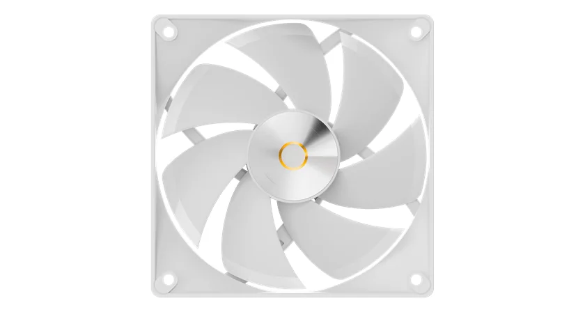 Вентилятор для корпуса Ocypus Delta F12 WH 1x(120x120x25mm) 2000RPM 73CFM Белый