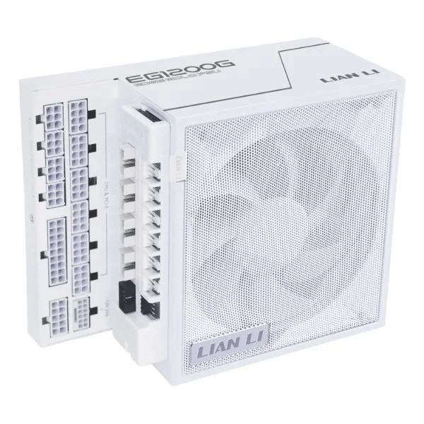 Блок питания Lian Li 1200W, EG1200G, Full Modular, 80+ GOLD, КПД 91.2%, Белый, G9P.EG1200G.WH00.EU
