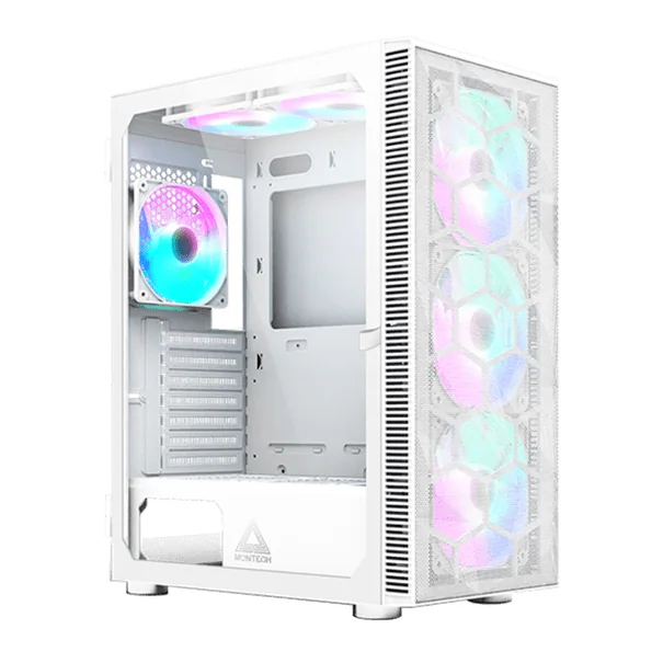 Корпус Montech X3 MESH (W) ATX/Micro-ATX/Mini-ITX 1xUSB3.0 2xUSB2.0 1xAudio 1xMic Белый
