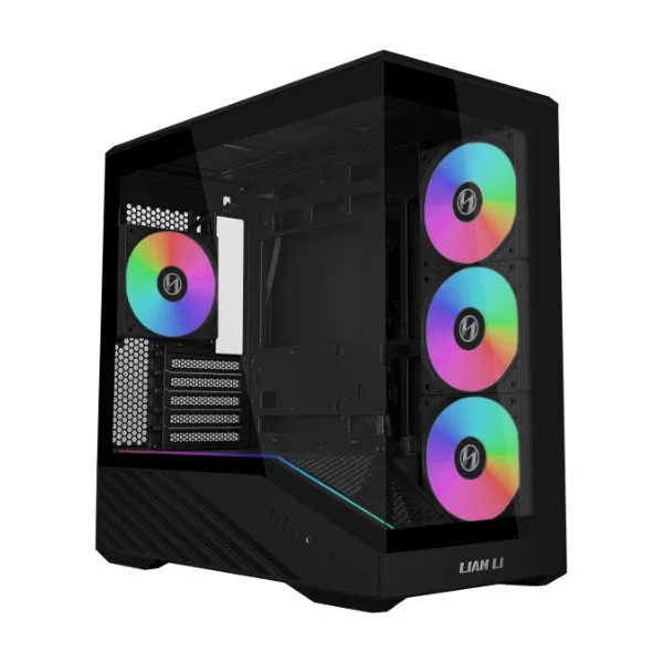 Корпус Lian Li Vector V100 MINI mATX/ITX 2xUSB3.0, USB3.1 Type-C, 4x120mm ARGB Black G99.V100RMIX.00