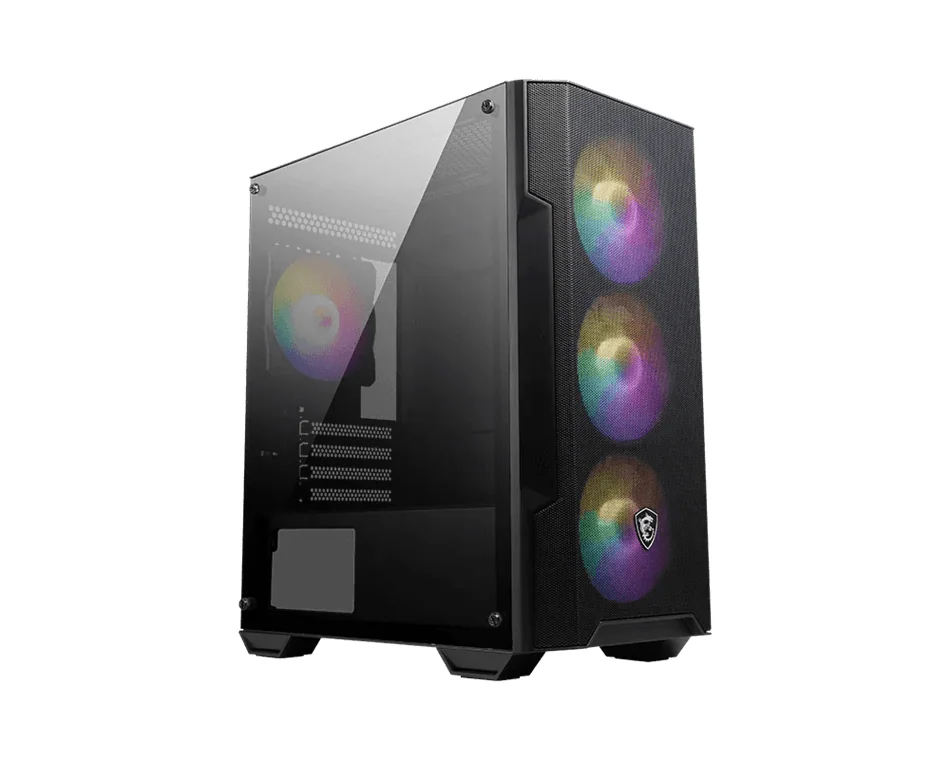 Компьютерный корпус MSI MAG FORGE M100A mATX/Mini-ITX 1x3.5" 2x2.5" 1xUSB3.2 4xRGB Fan mATX