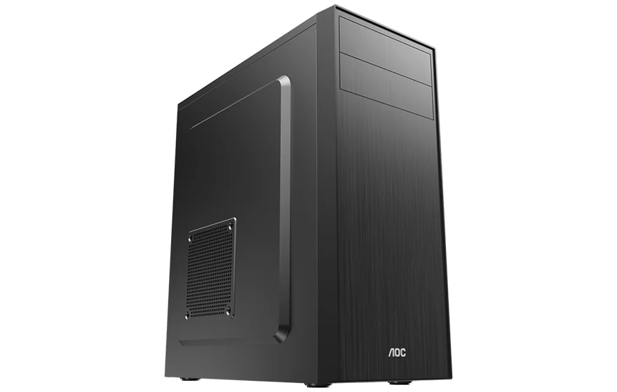 Корпус AOC CB114B ATX/M-ATX/ITX 2xUSB2.0 1xUSB3.0 1xAudio 1xMic Черный AOC-CB114-BEV1B-G