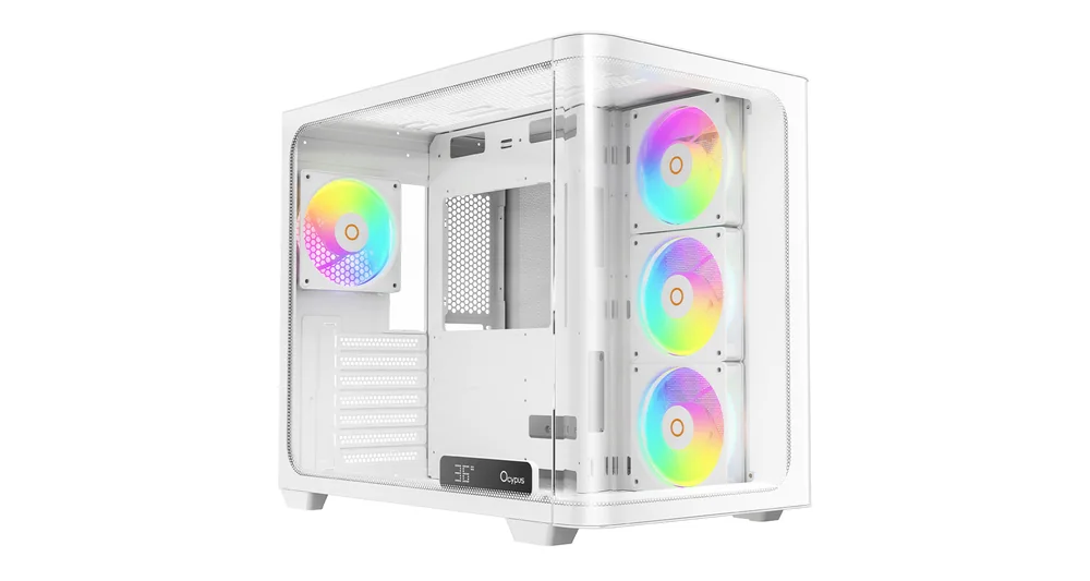Корпус Ocypus Iota C70 WH Curve ARGB Digital ATX/mATX/mITX 2xUSB Type-C Белый Iota-C70-WHD400CD-GL