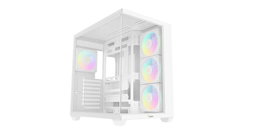 Корпус Ocypus Gamma C74 WH ARGB ATX/mATX/mini-ITX 2xUSB3.0 1xType-C Белый Gamma-C74-WHD400XX-GL
