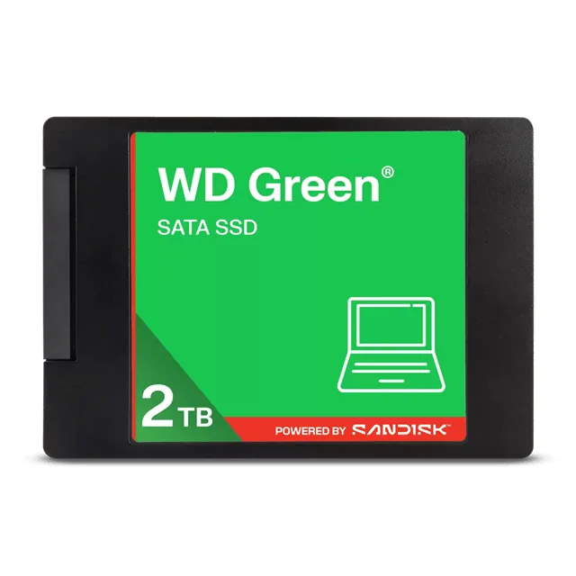 Твердотельный накопитель 2000GB SSD WD GREEN 2.5”/7mm SATA R545/W545MB/s WDS200T5G0A-00CPT0
