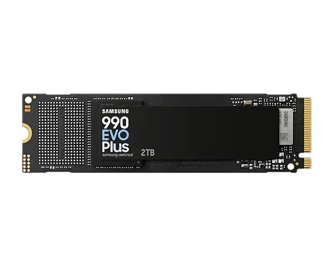 Твердотельный накопитель 2000Gb SSD Samsung 990 EVO Plus M.2 PCIe 4.0/5.0 7250/6300MB/s MZ-V9S2T0BW