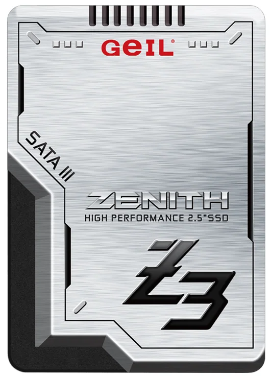 Твердотельный накопитель 1000GB SSD GEIL GZ25Z3-1TBP ZENITH Z3 Series2.5” SATAIII R520MB/s W470MB/s