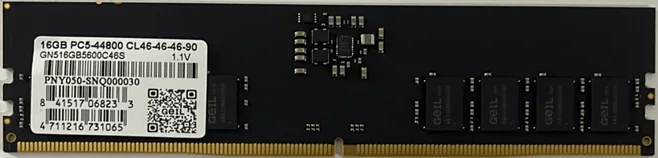 Оперативная память 16GB GEIL 5600MHz DDR5 UDIMM PC5-44800 GN516GB5600C46S Bulk