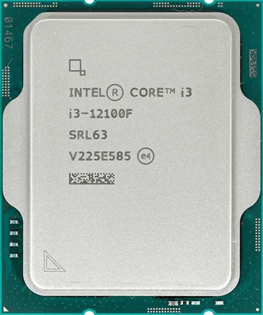 Процессор Intel Core i3-12100F 3.3/4.3GHz (4.3GHz) 4/8 Alder Lake 58W FCLGA1700 OEM