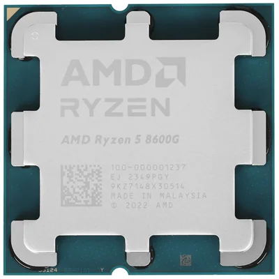 Процессор AMD Ryzen 5 8600G 4,3Гц (5,0ГГц Turbo) AM5 6/12/ L2 6Mb L3 16Mb 65W 100-000001237