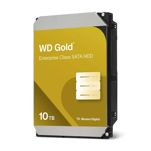 Жесткий диск повышенной надежности HDD 10Tb Western Digital Gold SATA 512Mb 3,5" 7200 WD103KRYZ