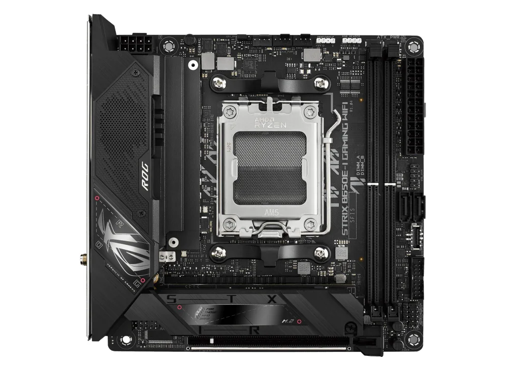Материнская плата ASUS ROG STRIX B650E-I GAMING WIFI AM5 2xDDR5 2xSATA3 Raid 2xM.2 HDMI USB3.2 M-ITX