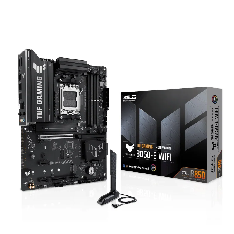 Материнская плата ASUS TUF GAMING B850-E WIFI AM5 4xDDR5 4xSATA3 RAID 3xM.2 DP HDMI USB-C ATX