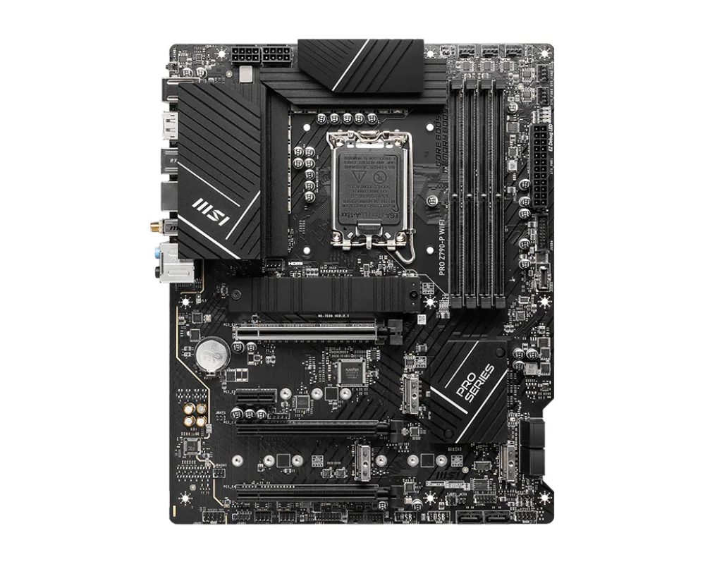 Материнская плата MSI PRO Z790-P WIFI LGA1700 4xDDR5 6xSATA3 RAID 4M.2 HDMI DP ATX