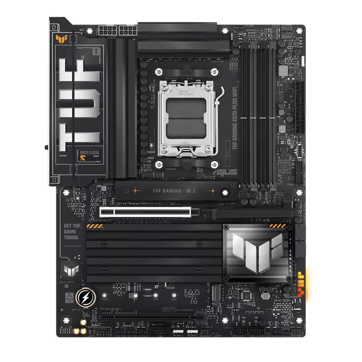 Материнская плата ASUS TUF GAMING X870-PLUS WIFI AM5 4xDDR5 4xSATA3 Raid 4xM.2 HDMI DP ATX