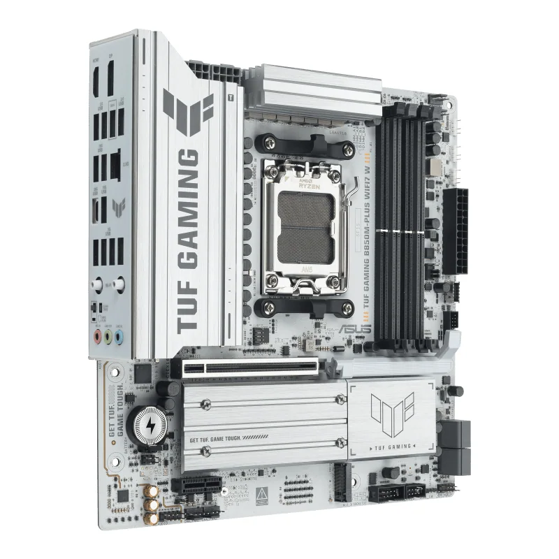 Материнская плата ASUS TUF GAMING B850M-PLUS WIFI7 W AM5 4xDDR5 4xSATA 3xM.2 HDMI DP Type-C mATX