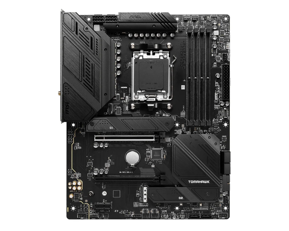 Материнская плата MSI MAG B650 TOMAHAWK WIFI AM5 B650 4xDDR5 6xSATA3 RAID 3xM.2 HDMI DP ATX