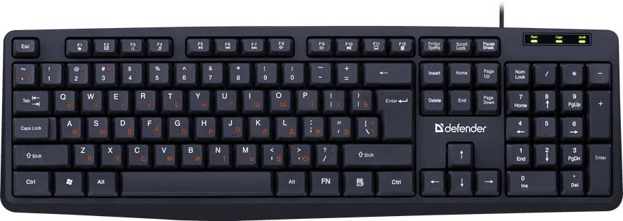 Клавиатура USB Defender Concept HB-164