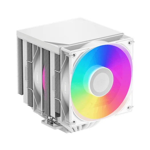 Вентилятор для процессора PCCooler RT620Pro TC ARGB WH TDP 265W 4pin 1851/1700/1200/115x/AM5/AM4 Бел