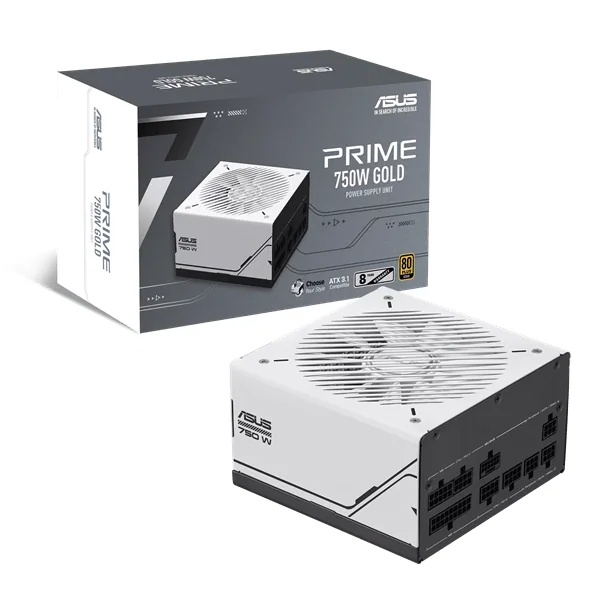 Блок питания ASUS 750W, Prime 750W Gold, Full Modular, ATX, 80+ GOLD, КПД 92%, Fan 135mm, AP-750G