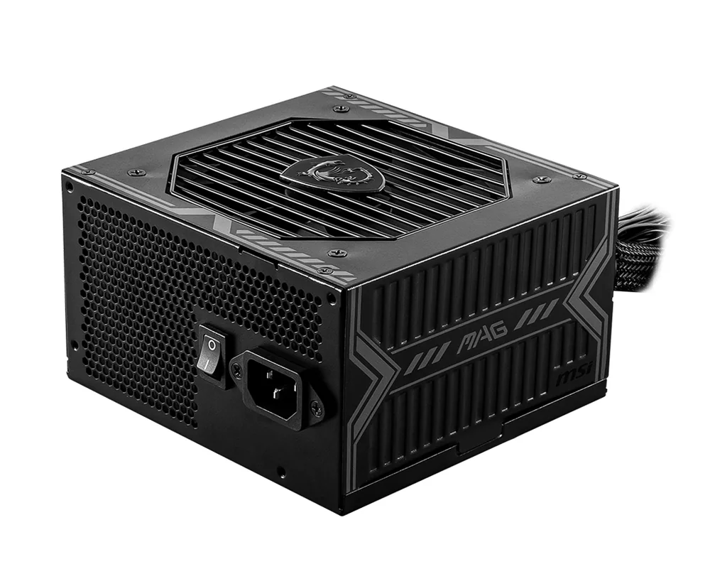 Блок питания MSI 650W, MAG A650BN, Non Modular, ATX, 80+ BRONZE, КПД >85%, Fan 120mm, Черный