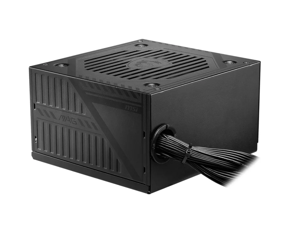 Блок питания MSI 550W, MAG A550BNL, Non Modular, ATX, 80+ BRONZE, КПД >85%, Fan 120mm, Черный