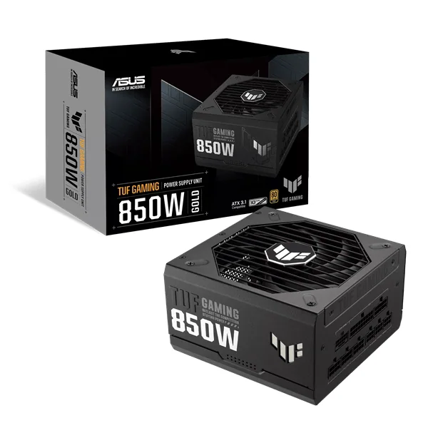 Блок питания ASUS 850W, TUF Gaming 850W Gold, Full Modular, 80+ GOLD, КПД 92%, TUF-GAMING-850G