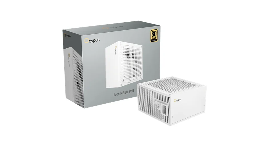 Блок питания Ocypus 850W, Iota P850 WH, Full Modular, 80+ GOLD, 91%, Белый, Iota-P850-G1FFWH025X-EU