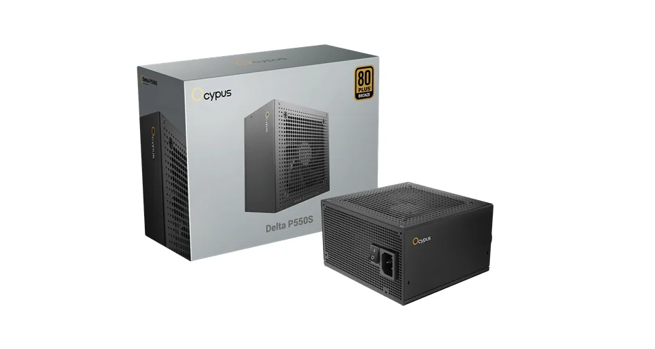 Блок питания Ocypus 550W, Delta P550S, Non modular, 80+ BRONZE, Черный, Delta-P550S-BDFBK025X-EU