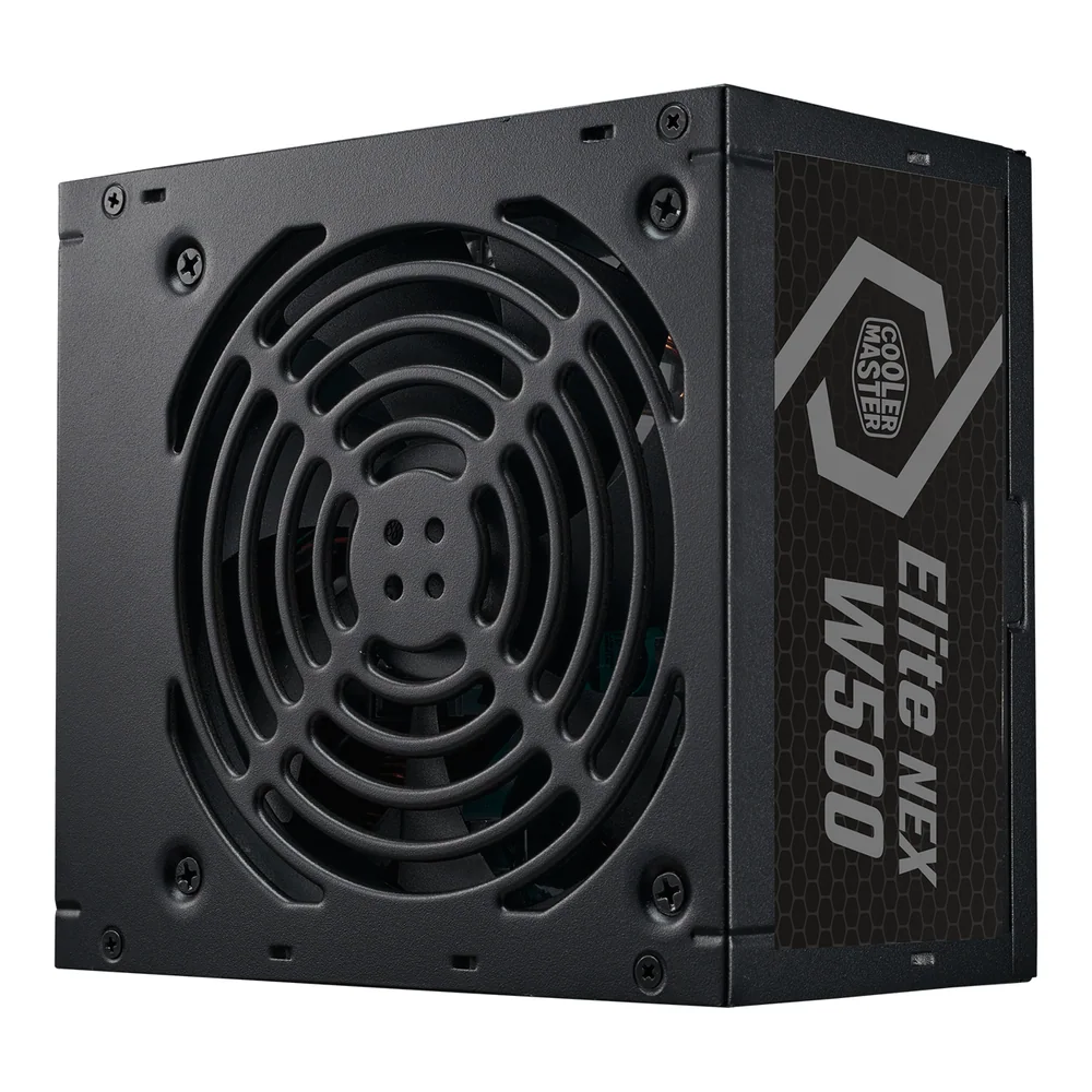 Блок питания CoolerMaster 500W, Elite NEX White W500, Non Modular, >85%, Черный, MPW-5001-ACBW-BEU