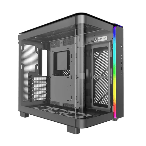 Корпус Montech KING 95 (B) ATX/Micro-ATX/Mini-ITX 2xUSB3.0 1xType-C 1xAudio 1xMic Черный