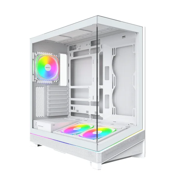 Корпус Montech SKY 3 (W) ATX/Micro-ATX/Mini-ITX (Back-Connected MB) 2xUSB3.0 1xType-C 1xAudio Белый